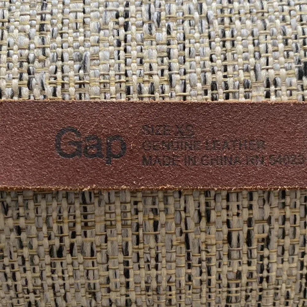 GAP  leather  belt